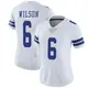 Limited White Women's Donovan Wilson Dallas Cowboys Vapor Untouchable Jersey