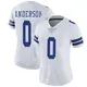 Limited White Women's Jack Anderson Dallas Cowboys Vapor Untouchable Jersey