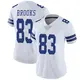 Limited White Women's Jalen Brooks Dallas Cowboys Vapor Untouchable Jersey