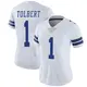 Limited White Women's Jalen Tolbert Dallas Cowboys Vapor Untouchable Jersey