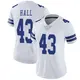 Limited White Women's Kemon Hall Dallas Cowboys Vapor Untouchable Jersey