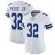 Limited White Women's Troy Pride Jr. Dallas Cowboys Vapor Untouchable Jersey