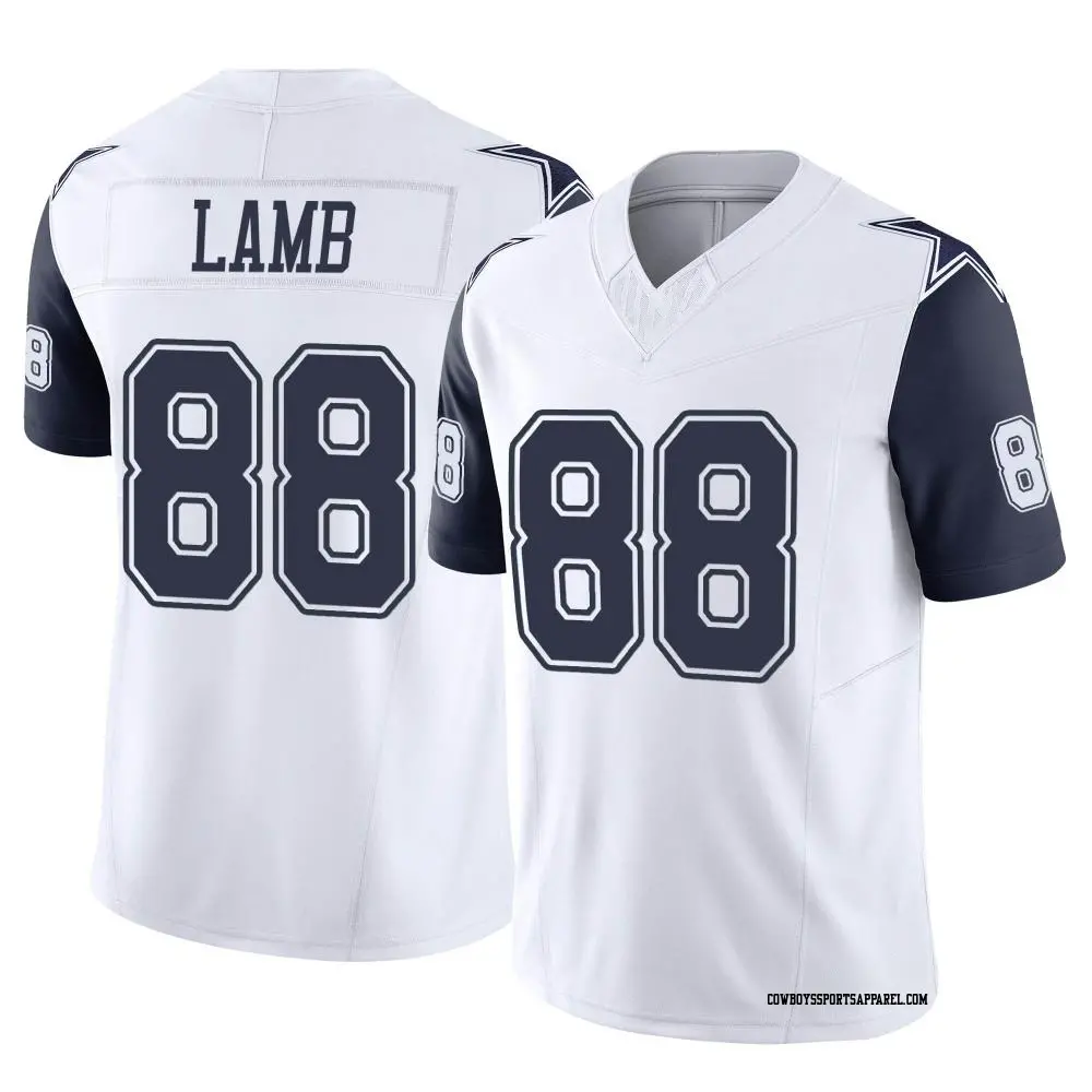 Limited White Youth CeeDee Lamb Dallas Cowboys 2nd Alternate Vapor F.U.S.E. Jersey