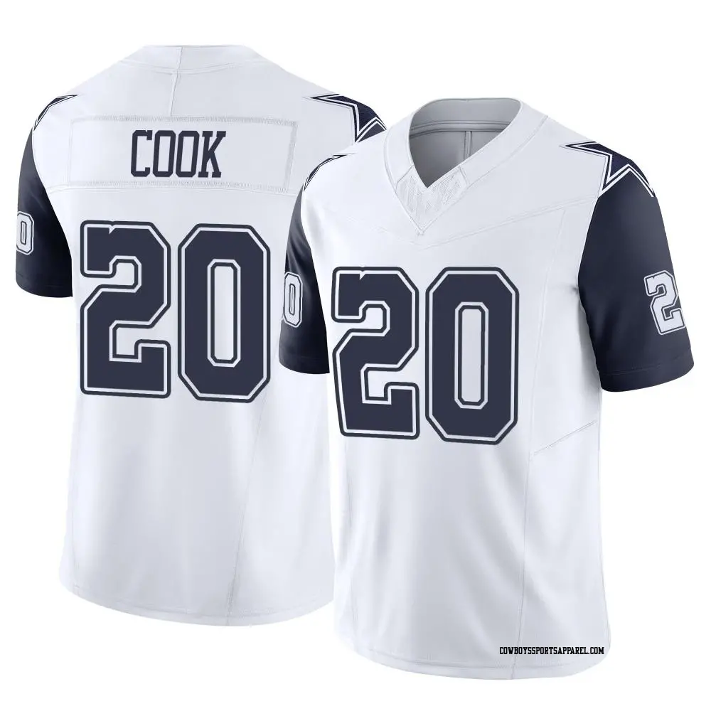 Limited White Youth Dalvin Cook Dallas Cowboys 2nd Alternate Vapor F.U.S.E. Jersey