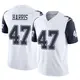 Limited White Youth Darius Harris Dallas Cowboys 2nd Alternate Vapor F.U.S.E. Jersey