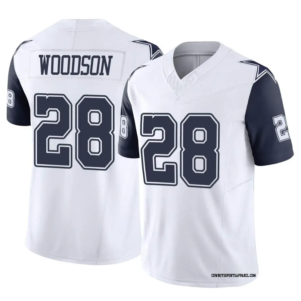 Limited White Youth Darren Woodson Dallas Cowboys 2nd Alternate Vapor F.U.S.E. Jersey