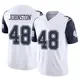 Limited White Youth Daryl Johnston Dallas Cowboys 2nd Alternate Vapor F.U.S.E. Jersey