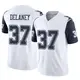 Limited White Youth Dee Delaney Dallas Cowboys 2nd Alternate Vapor F.U.S.E. Jersey