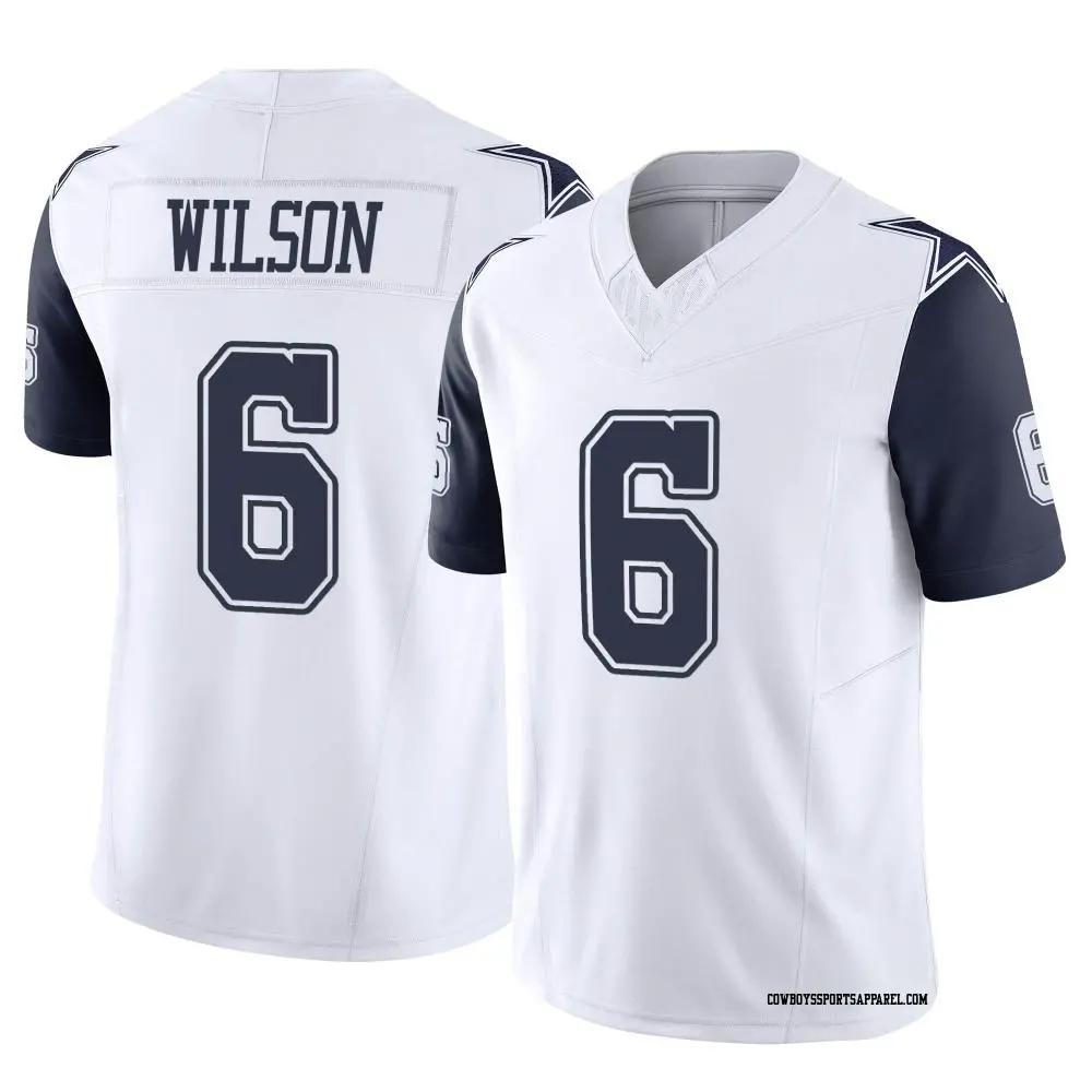 Limited White Youth Donovan Wilson Dallas Cowboys 2nd Alternate Vapor F.U.S.E. Jersey