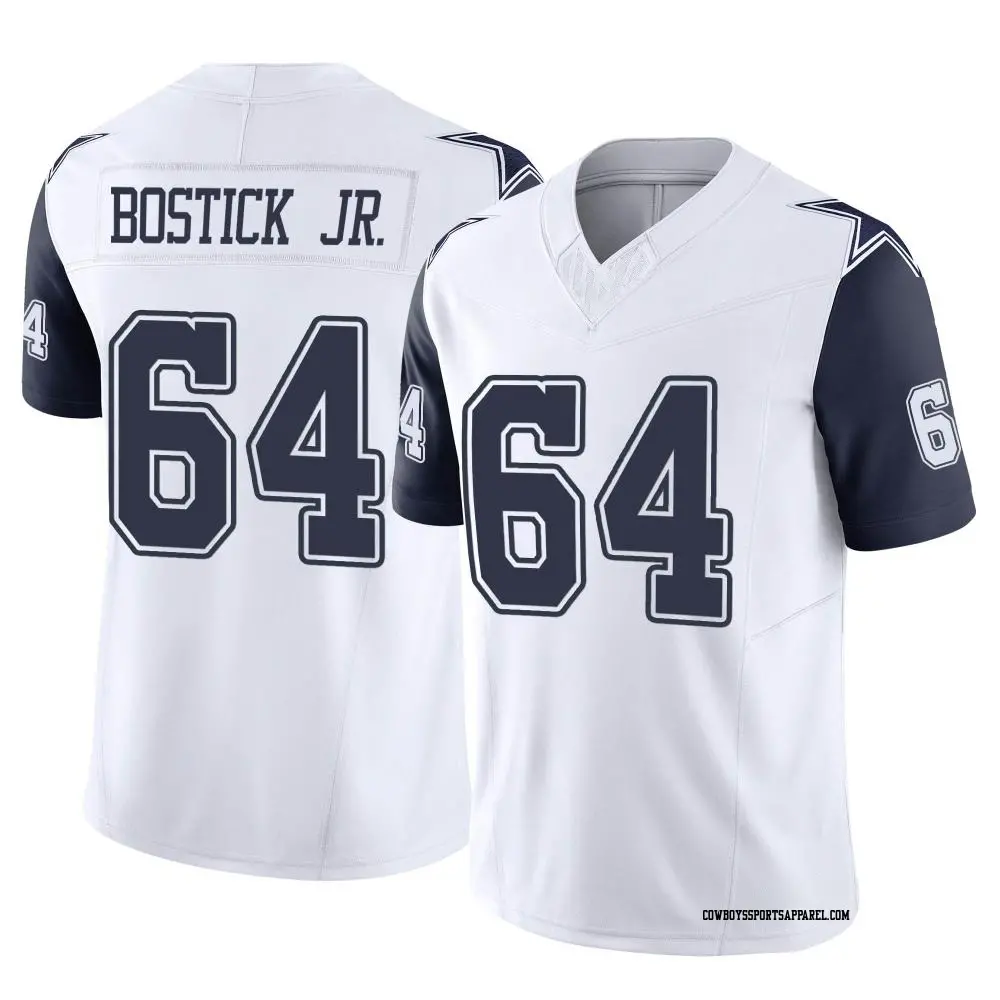 Limited White Youth Earl Bostick Jr. Dallas Cowboys 2nd Alternate Vapor F.U.S.E. Jersey