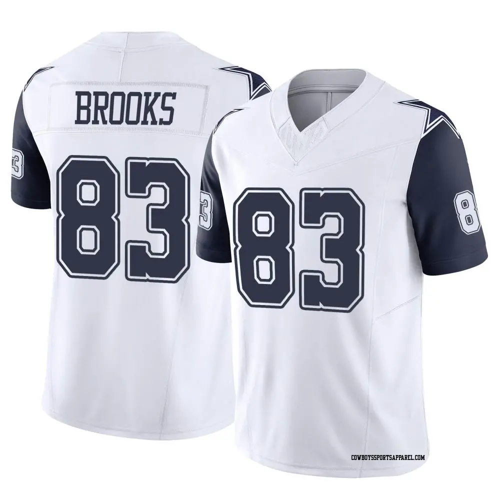 Limited White Youth Jalen Brooks Dallas Cowboys 2nd Alternate Vapor F.U.S.E. Jersey