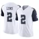 Limited White Youth Jourdan Lewis Dallas Cowboys 2nd Alternate Vapor F.U.S.E. Jersey