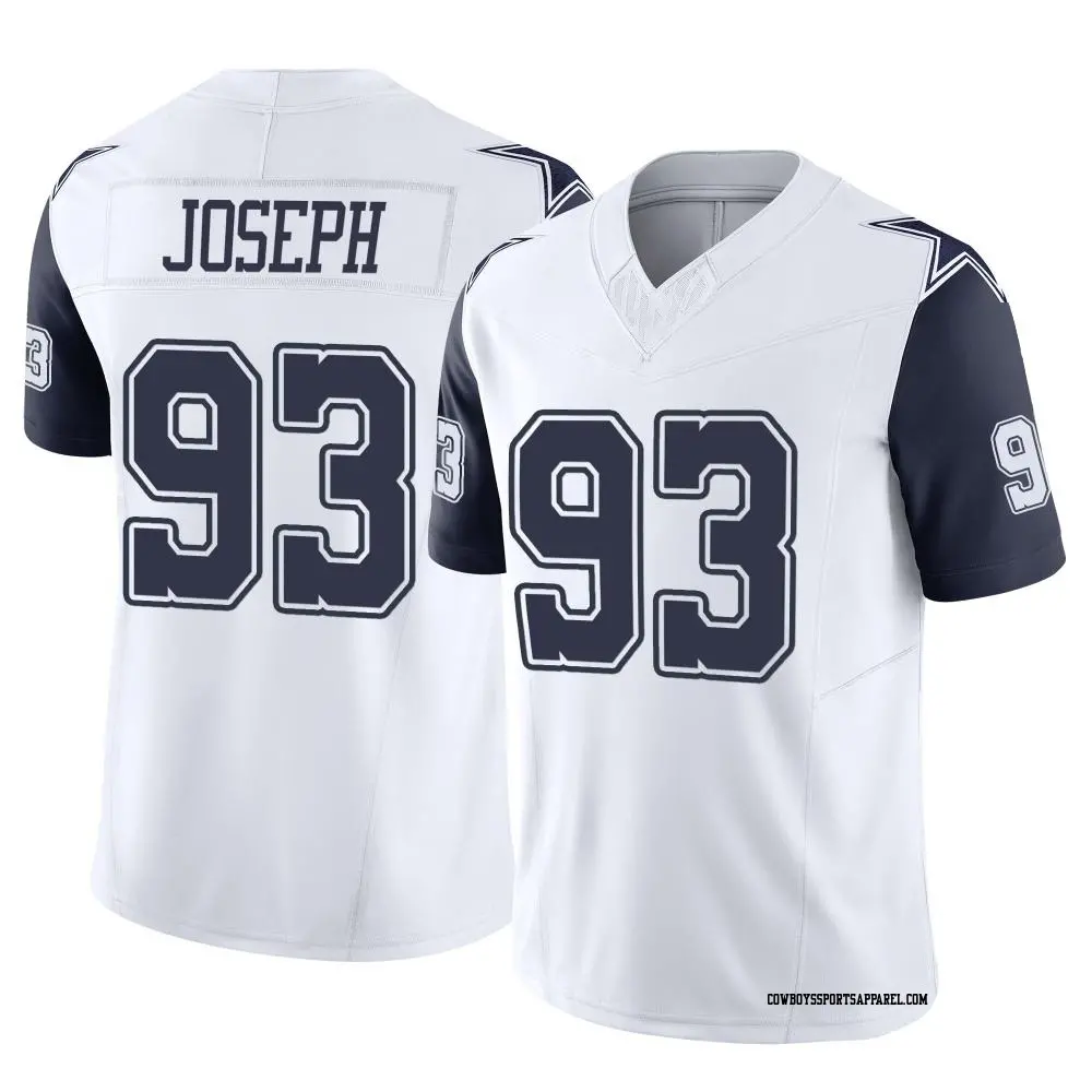 Limited White Youth Linval Joseph Dallas Cowboys 2nd Alternate Vapor F.U.S.E. Jersey