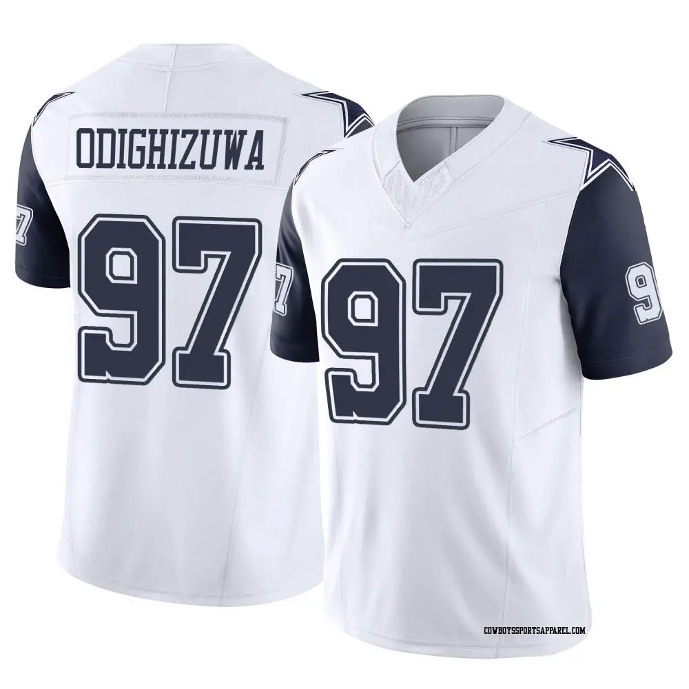 Limited White Youth Osa Odighizuwa Dallas Cowboys 2nd Alternate Vapor F.U.S.E. Jersey