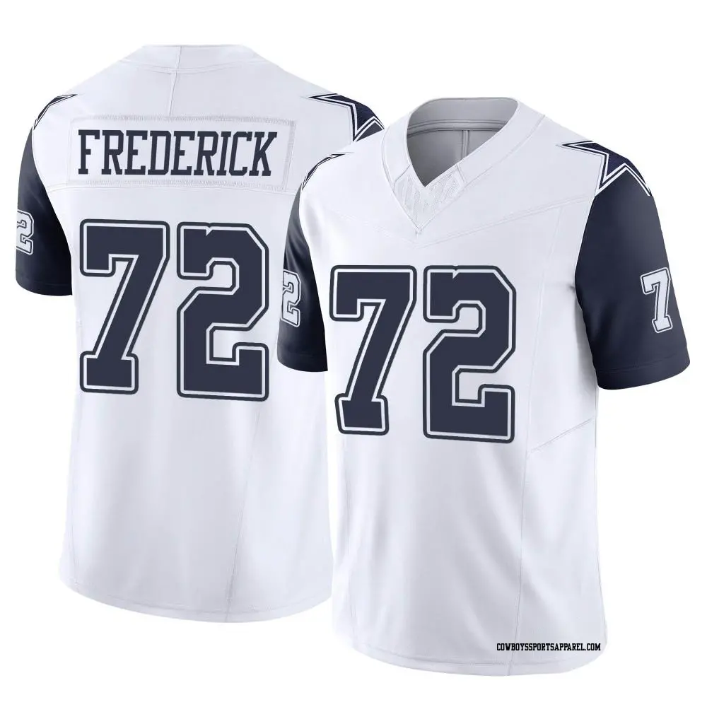 Limited White Youth Travis Frederick Dallas Cowboys 2nd Alternate Vapor F.U.S.E. Jersey