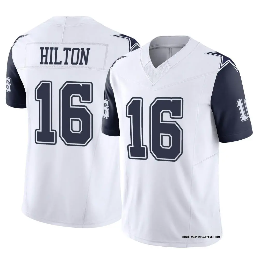 Limited White Youth T.Y. Hilton Dallas Cowboys 2nd Alternate Vapor F.U.S.E. Jersey