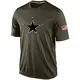 Olive Men's Dallas Cowboys Salute To Service KO Performance Dri-FIT T-Shirt