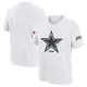 White Youth Dallas Cowboys 2024 Salute To Service T-Shirt